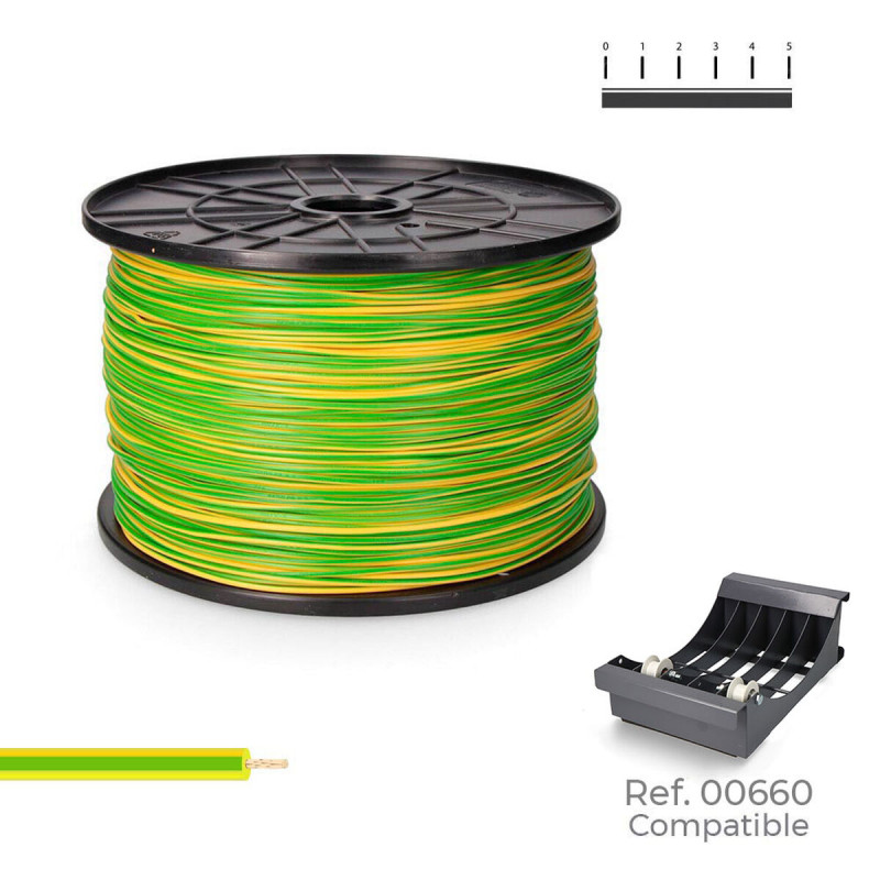 Cable Eléctrico Manguera Sediles h07z1-k Bicolor 1,5 mm 500 m Cable Eléctrico Manguera Sediles h07z1-k Bicolor 1,5 mm 500 m