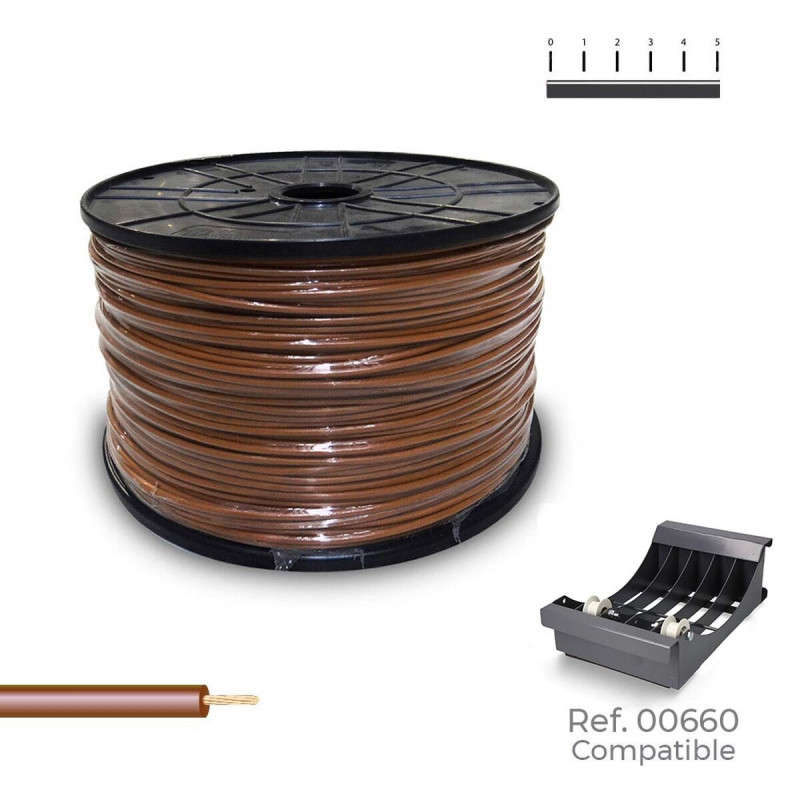 Cable Eléctrico Manguera Sediles h07z1-k Marrón 1,5 mm 500 m Cable Eléctrico Manguera Sediles h07z1-k Marrón 1,5 mm 500 m