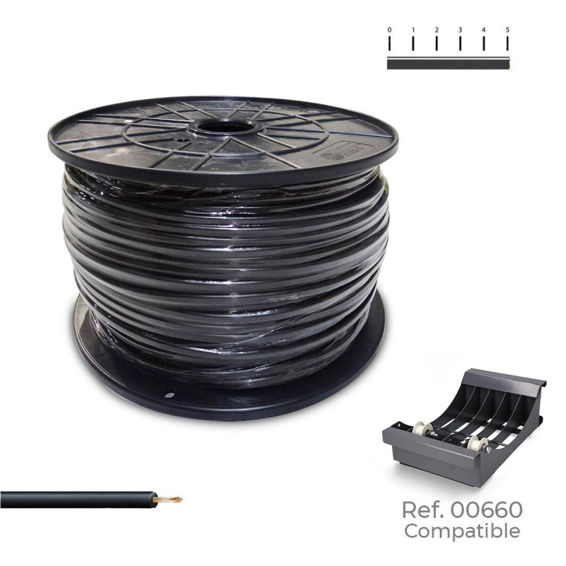 Cable Eléctrico Manguera Sediles h07z1-k Negro 2,5 mm 500 m Cable Eléctrico Manguera Sediles h07z1-k Negro 2,5 mm 500 m
