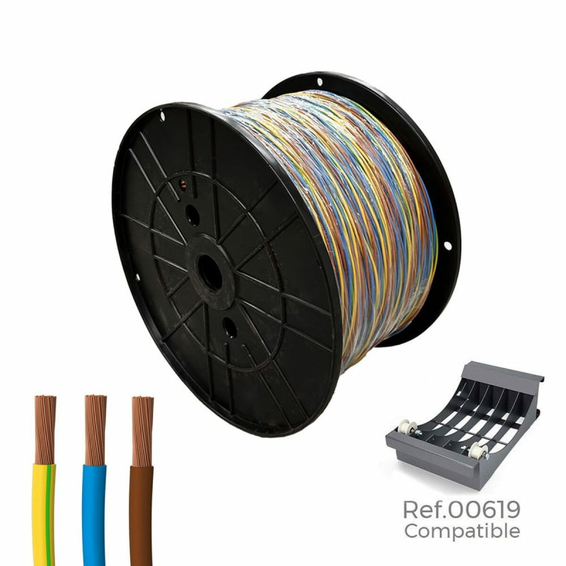 Cable Eléctrico Manguera Sediles h07z1-k 3G Tricolor 3 x 2,5 mm 200 m Cable Eléctrico Manguera Sediles h07z1-k 3G Tricolor 3 x 2,5 mm 200 m