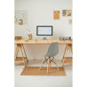 Lámpara de escritorio EDM 32015 Blanco Natural Madera Acero 40 W 12 x