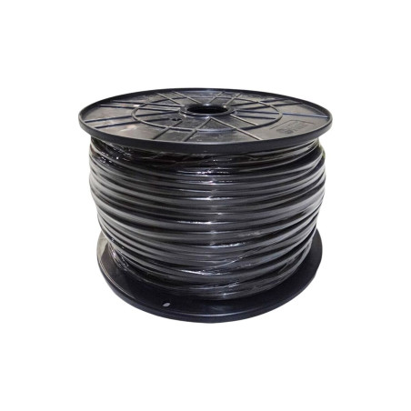 Cable Eléctrico Manguera Sediles Negro 2 x 0,75 mm 400 m h05vvh2-f Bo