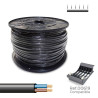 Cable Eléctrico Manguera Sediles Negro 2 x 0,75 mm 400 m h05vvh2-f Bo