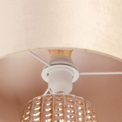 Lámpara de mesa Dorado Terciopelo Cerámica 60 W 220 V 240 V 220-240