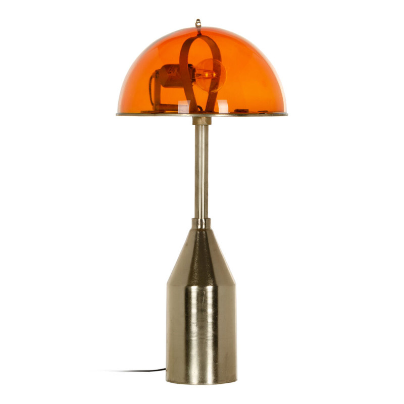 Lámpara de mesa Naranja Dorado Cristal Hierro 40 W 220-240 V 31 x 31 Lámpara de mesa Naranja Dorado Cristal Hierro 40 W 220-240 V 31 x 31