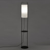 Lámpara de mesa Negro Metal 60 W 220-240 V 22 x 22 x 150 cm