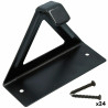 Soporte de pared para bicicleta Aktive Negro Metal 15,5 x 12 x 5,5 cm