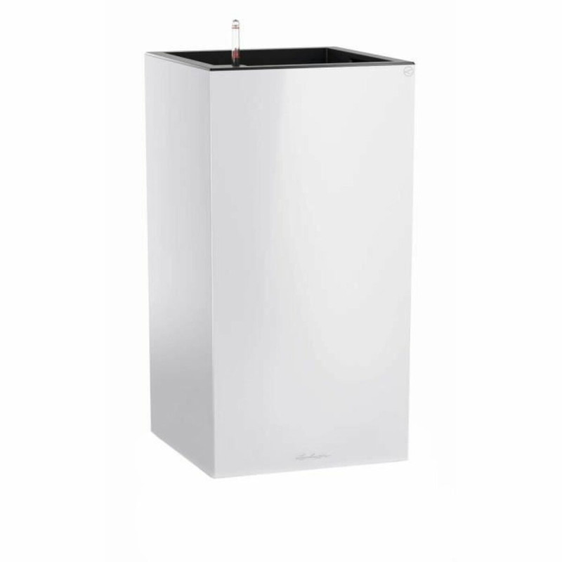Maceta Autorriego Lechuza Blanco 40 x 40 x 76 cm Maceta Autorriego Lechuza Blanco 40 x 40 x 76 cm