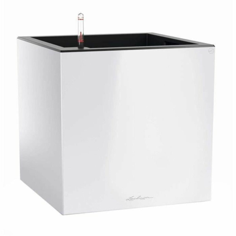 Maceta Autorriego Lechuza Blanco 40 x 40 x 76 cm Maceta Autorriego Lechuza Blanco 40 x 40 x 76 cm