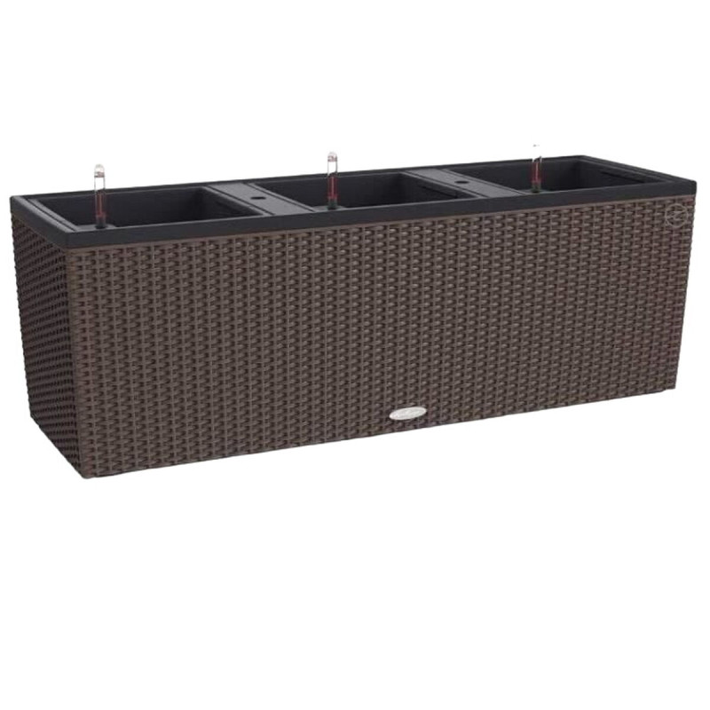 Jardinera Autorriego Lechuza TRIO Cottage Negro Polipropileno 100 x 32 Jardinera Autorriego Lechuza TRIO Cottage Negro Polipropileno 100 x 32
