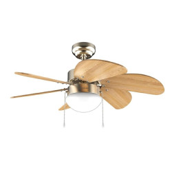 Ventilador de Techo con Luz Cecotec EnergySilence Aero 360 Dorado Made