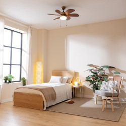 Ventilador de Techo con Luz Cecotec EnergySilence Aero 365 Dorado Made