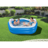 Bestway Piscina Hinchable 2 Camaras Family 213x206x69 cm +6 Años Jard