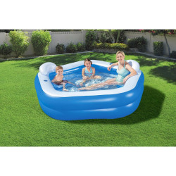 Bestway Piscina Hinchable 2 Camaras Family 213x206x69 cm +6 Años Jard