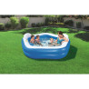 Bestway Piscina Hinchable 2 Camaras Family 213x206x69 cm +6 Años Jard
