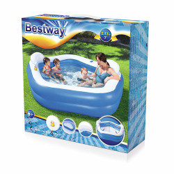 Bestway Piscina Hinchable 2 Camaras Family 213x206x69 cm +6 Años Jard