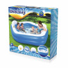 Bestway Piscina Hinchable 2 Camaras Family 213x206x69 cm +6 Años Jard