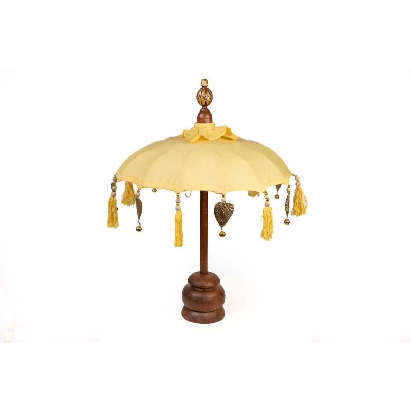 Sombrilla decorativa Romimex Amarillo 35 x 60 x 35 cm Sombrilla decorativa Romimex Amarillo 35 x 60 x 35 cm