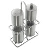 Set de Salero y Pimentero Alexandra House Living 81285 Gris Acero 10 x