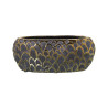 Macetero Alexandra House Living Dorado Cerámica 21 x 9 x 9 cm