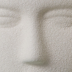 Macetero Alexandra House Living Beige Cerámica Busto 14 x 17 x 14 cm