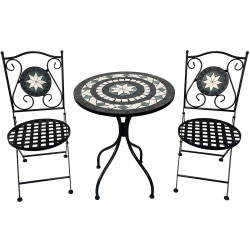 Conjunto de Mesa con 2 Sillas Alexandra House Living Multicolor 60 x 7