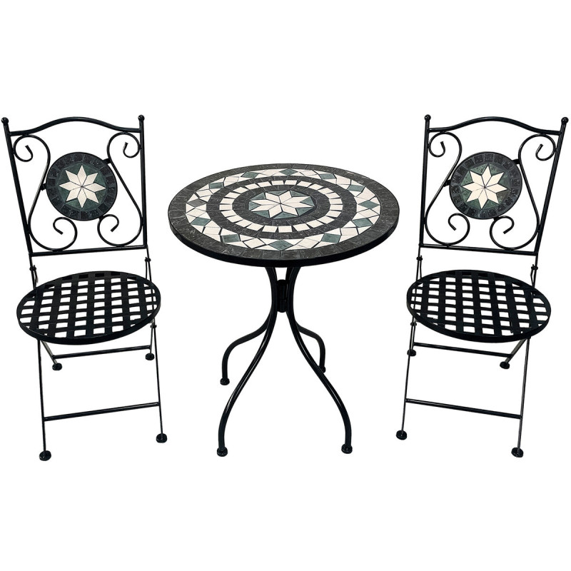 Conjunto de Mesa con 2 Sillas Alexandra House Living Multicolor 60 x 7 Conjunto de Mesa con 2 Sillas Alexandra House Living Multicolor 60 x 7
