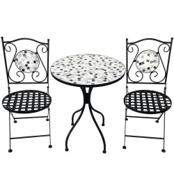 Conjunto de Mesa con 2 Sillas Alexandra House Living Multicolor 60 x 7