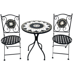 Conjunto de Mesa con 2 Sillas Alexandra House Living Multicolor 60 x 7