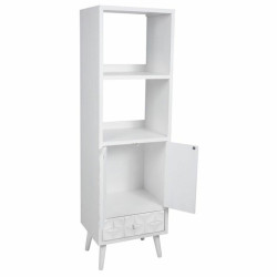 Estantería Alexandra House Living Blanco Madera de abeto Madera MDF 4