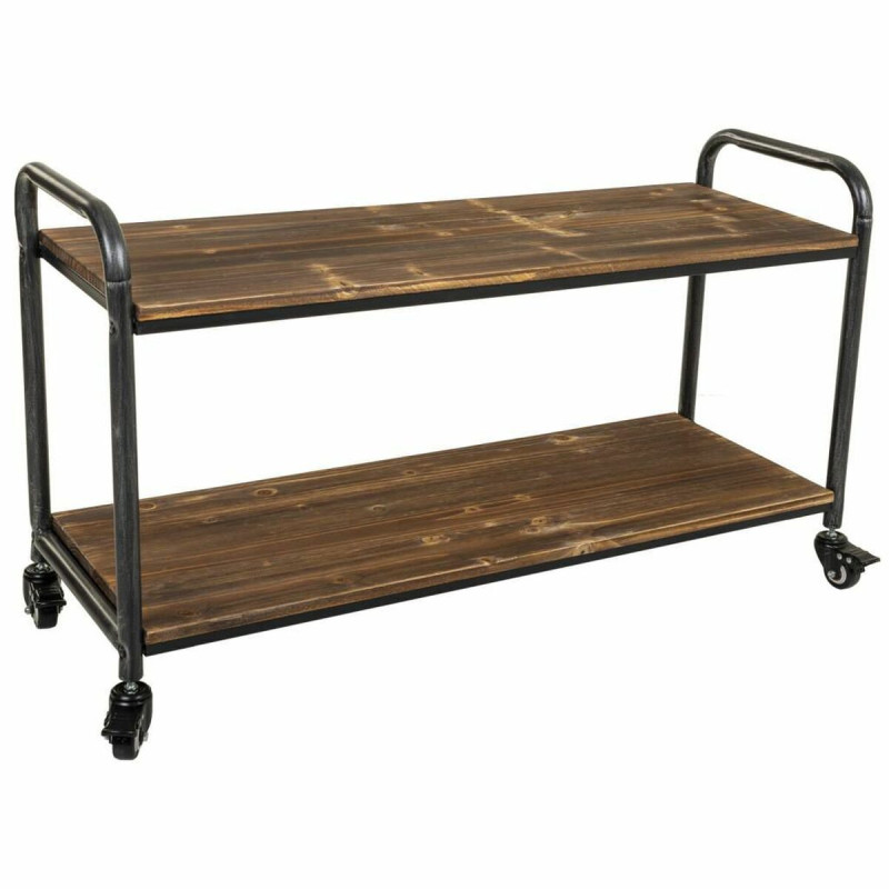Estantería Alexandra House Living Marrón Gris Madera Metal 34 x 58 x Estantería Alexandra House Living Marrón Gris Madera Metal 34 x 58 x
