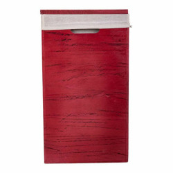 Juego de Cestos Alexandra House Living Rojo Madera de Paulonia 2 Pieza