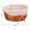 Juego de Cestos Alexandra House Living Natural Mimbre Madera de sauce
