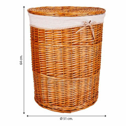Juego de Cestos Alexandra House Living Natural Mimbre Madera de sauce