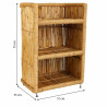 Estantería Alexandra House Living Marrón Bambú Cuerda 35 x 75 x 51