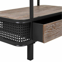 Estantería Alexandra House Living Marrón Madera Metal Hierro 121 x 4