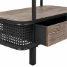 Estantería Alexandra House Living Marrón Madera Metal Hierro 121 x 4