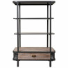 Estantería Alexandra House Living Marrón Madera Metal Hierro 121 x 4