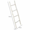 Estantería Alexandra House Living Blanco Madera de Paulonia 3 x 120 x