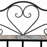 Estantería Alexandra House Living Negro Hierro Azulejo 27 x 133 x 57
