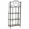 Estantería Alexandra House Living Negro Hierro Azulejo 27 x 133 x 57