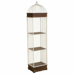 Estantería Alexandra House Living Blanco Metal Madera MDF 31 x 172 x