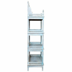 Estantería Alexandra House Living Azul Madera de mango 40 x 166 x 90