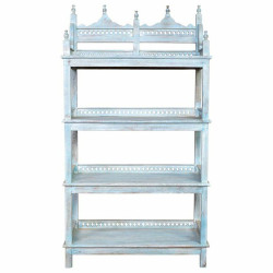 Estantería Alexandra House Living Azul Madera de mango 40 x 166 x 90