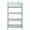 Estantería Alexandra House Living Azul Madera de mango 40 x 166 x 90