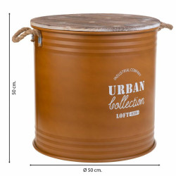 Cesto para la Ropa Sucia Alexandra House Living Urban Naranja Cáñamo