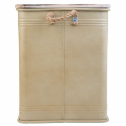 Cesto para la Ropa Sucia Alexandra House Living Urban Beige Cáñamo M
