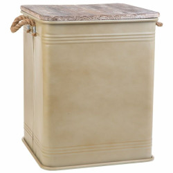 Cesto para la Ropa Sucia Alexandra House Living Urban Beige Cáñamo M