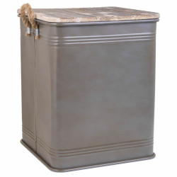 Cesto para la Ropa Sucia Alexandra House Living Cargo Gris Cáñamo Me