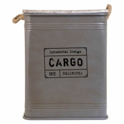 Cesto para la Ropa Sucia Alexandra House Living Cargo Gris Cáñamo Me